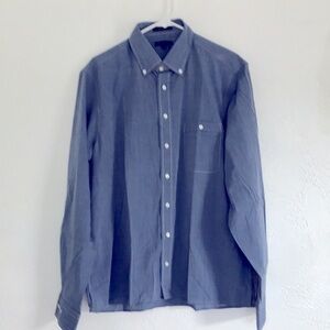 Twinhill long sleeve men’s dress shirt color blue size medium NWOT